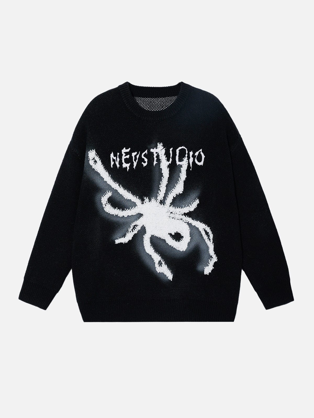 NEV Spider Jacquard Embroidery Sweater