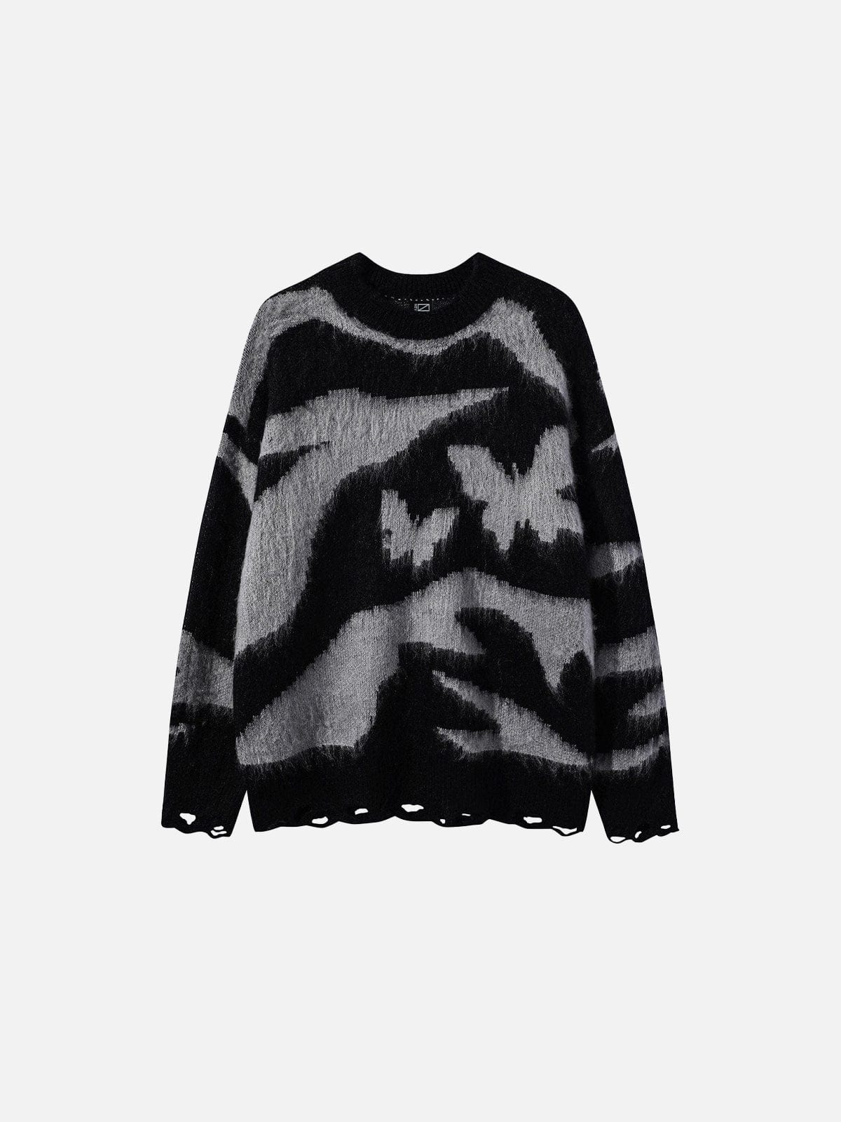 NEV Butterfly Jacquard Mohair Sweater