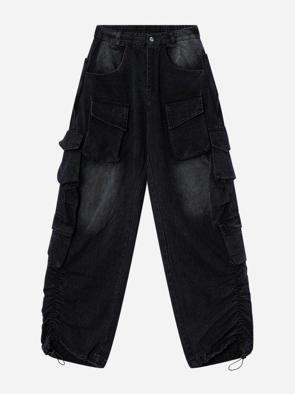 NEV Multi-Pocket Drawstring Jeans