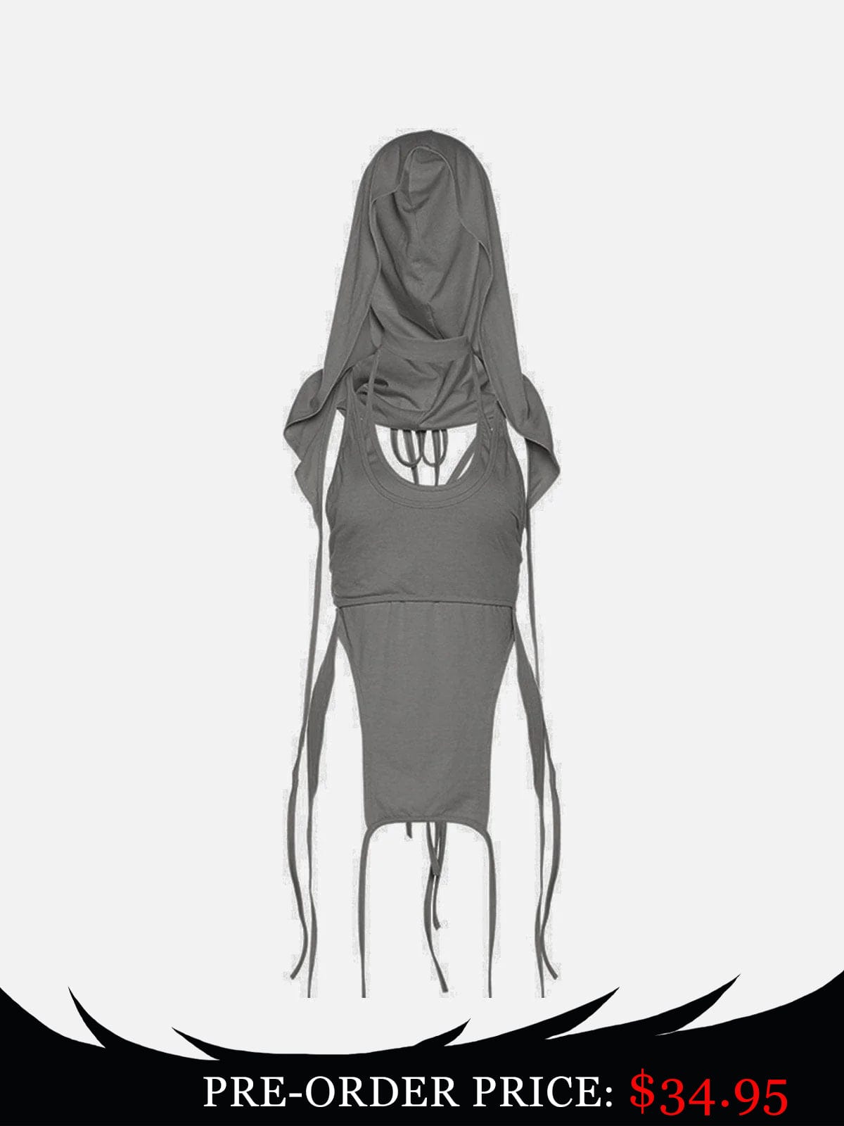 NEV Irregular Strap Vest <font color="#95a6ce"><br>Available for Pre-Order<br>This item will be available soon</font>