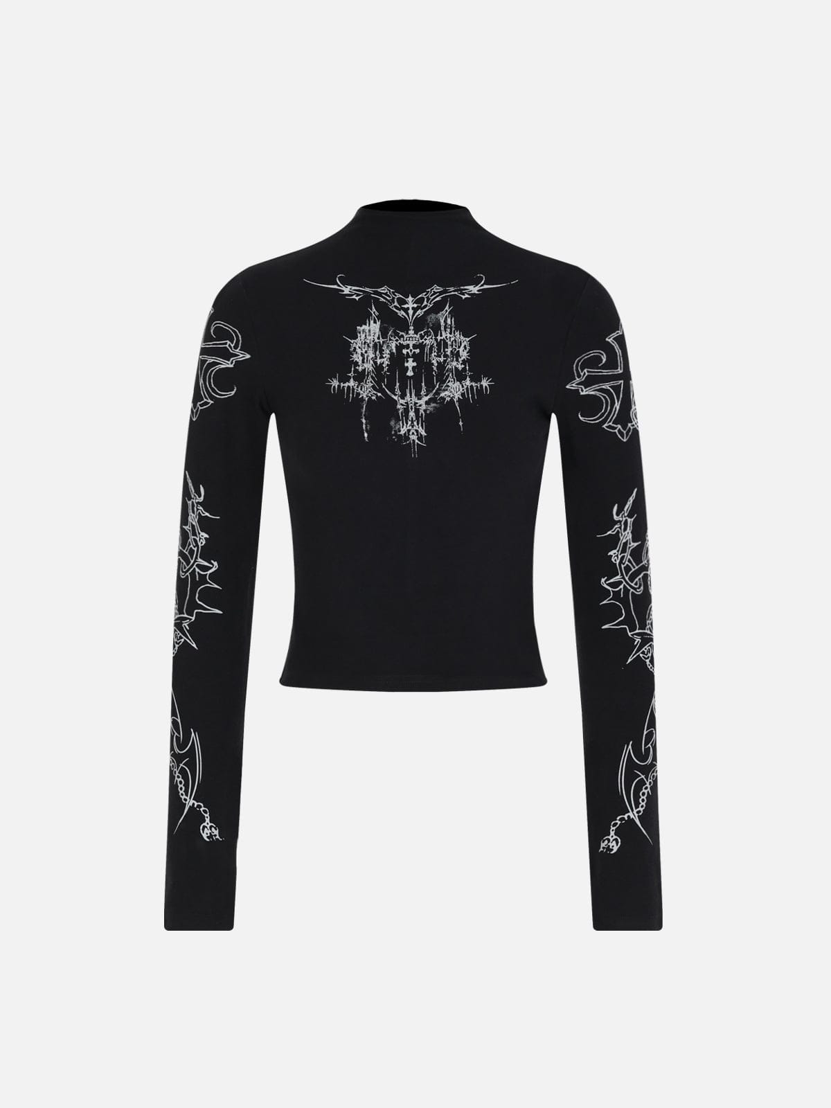 NEV Gothic Print Long Sleeve Tee