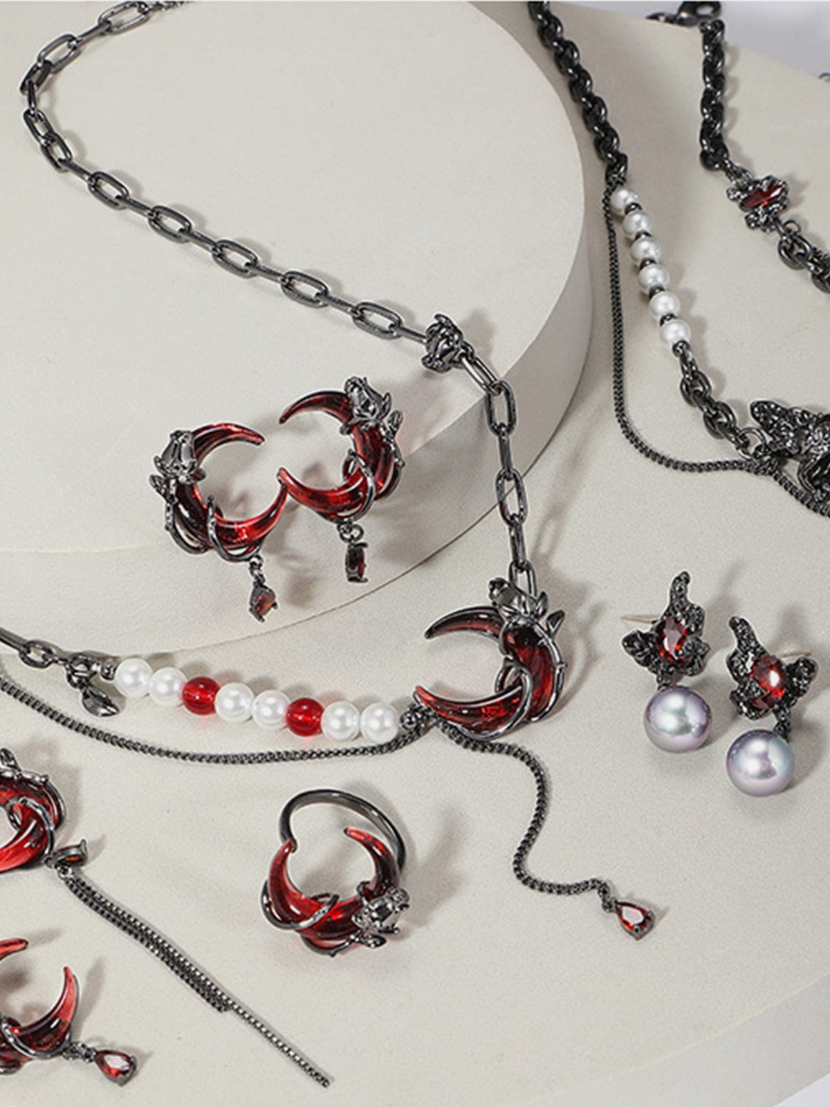 NEV Rose Asymmetrical Earring