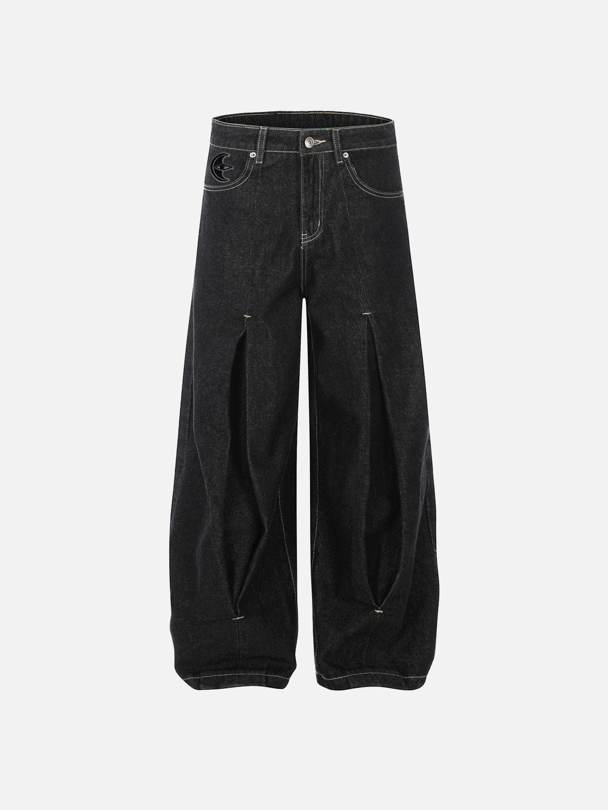 NEV Line Wrinkle Washed Jeans