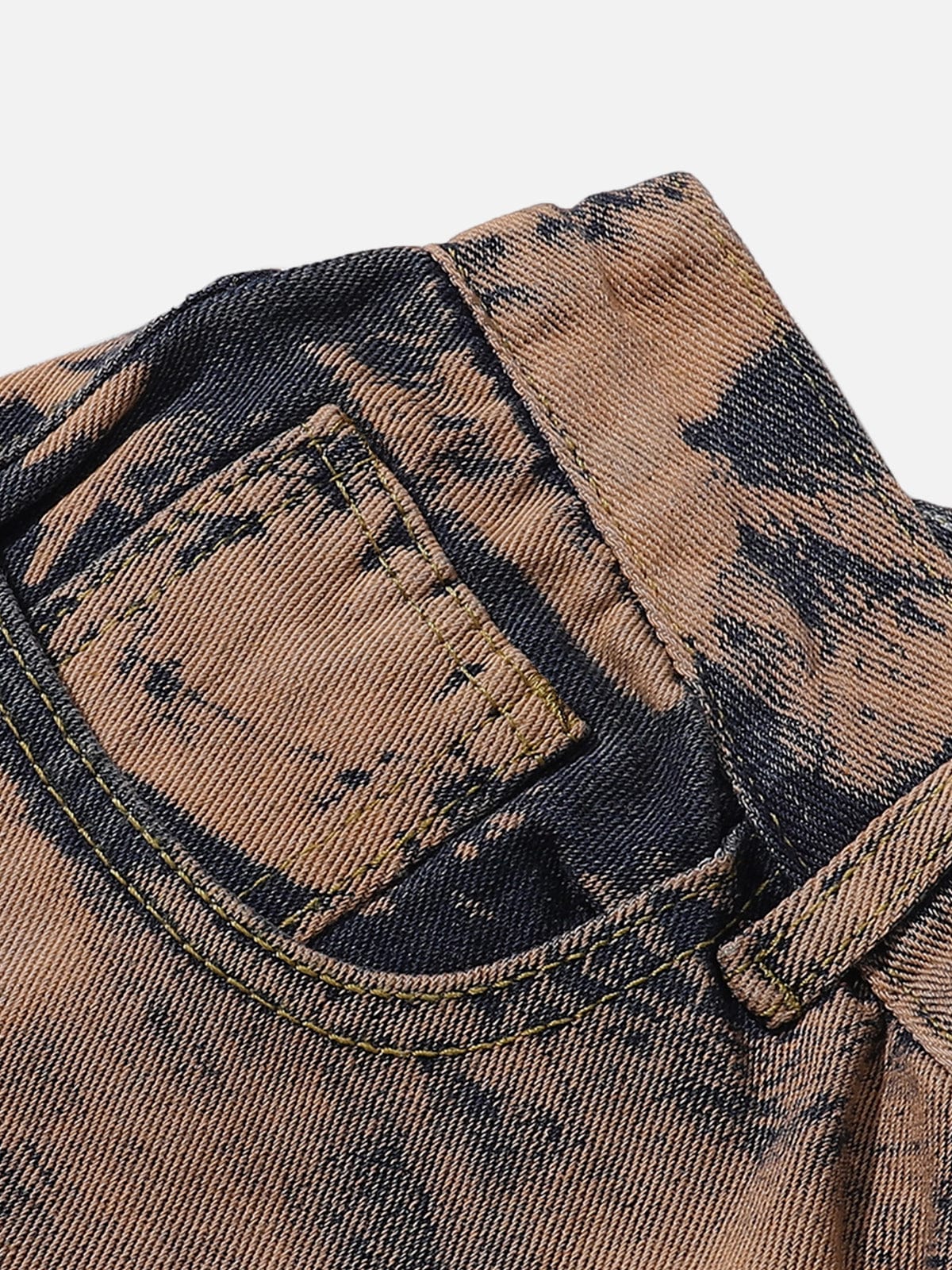 NEV Mud Dyeing Washed Jeans