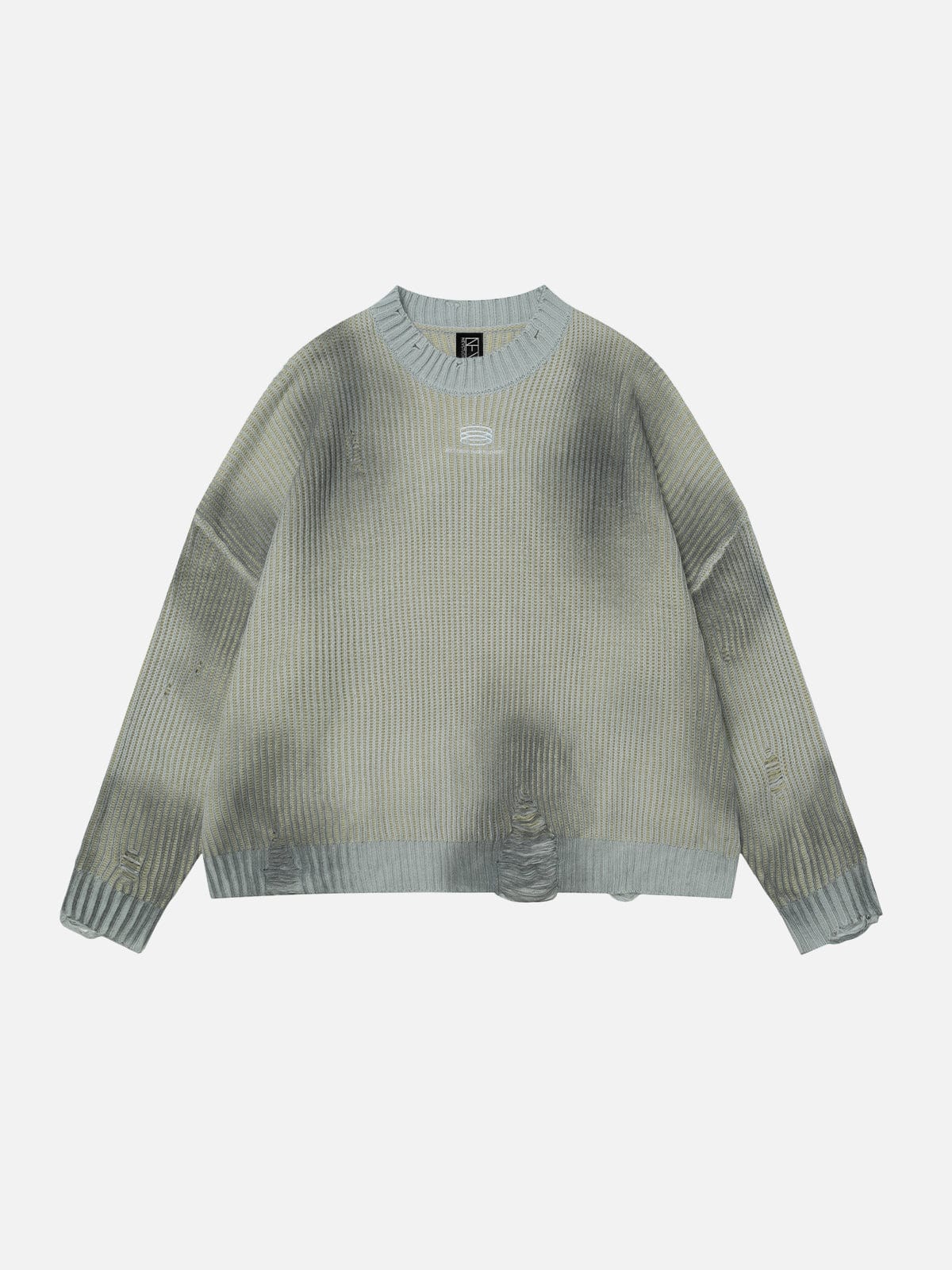 NEV Washed Distressed Sweater