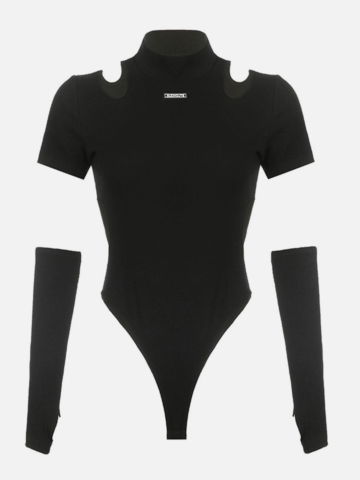 NEV Hollow Cuff Out Bodysuit