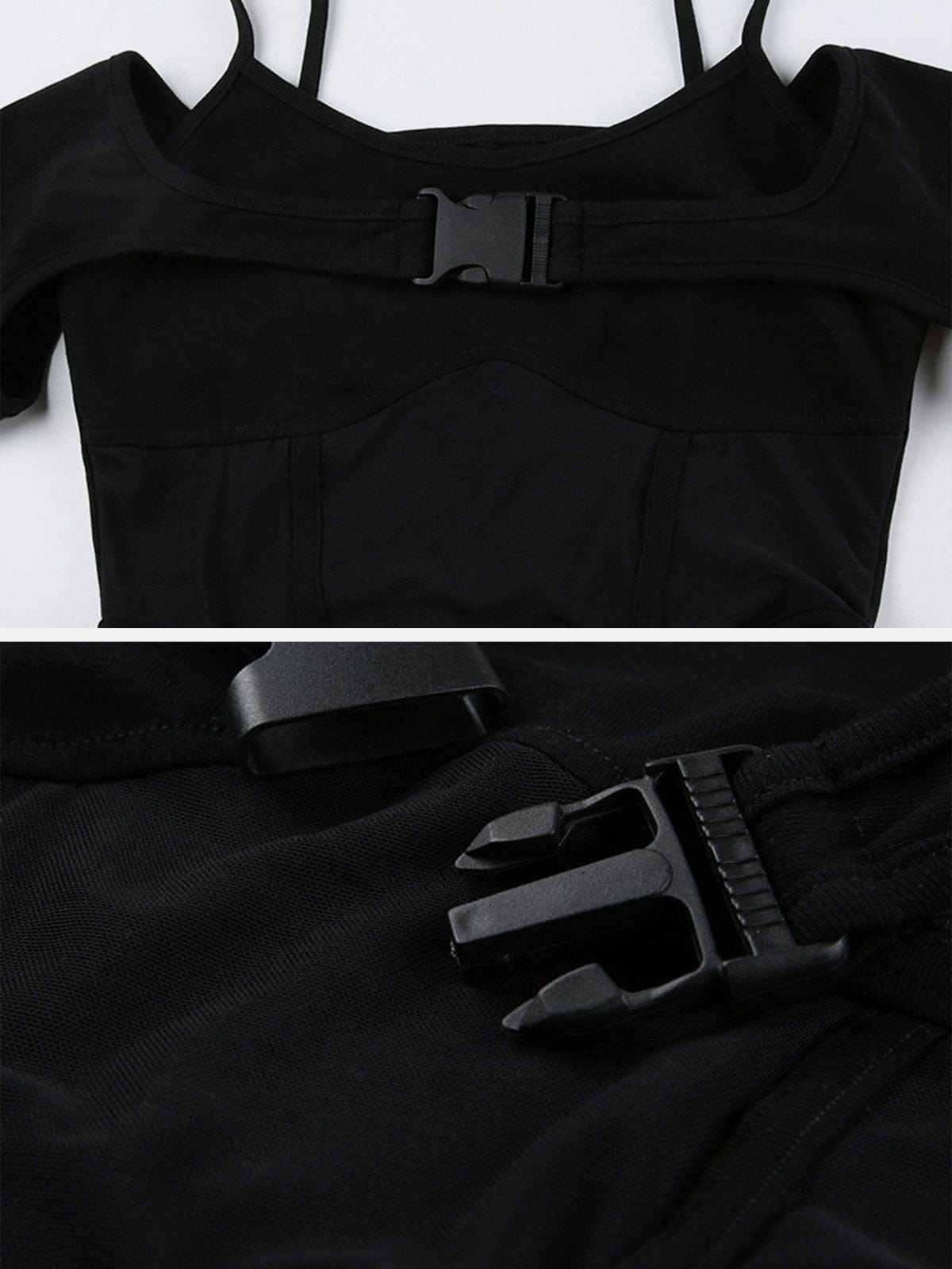 NEV Button Covered Bodysuit