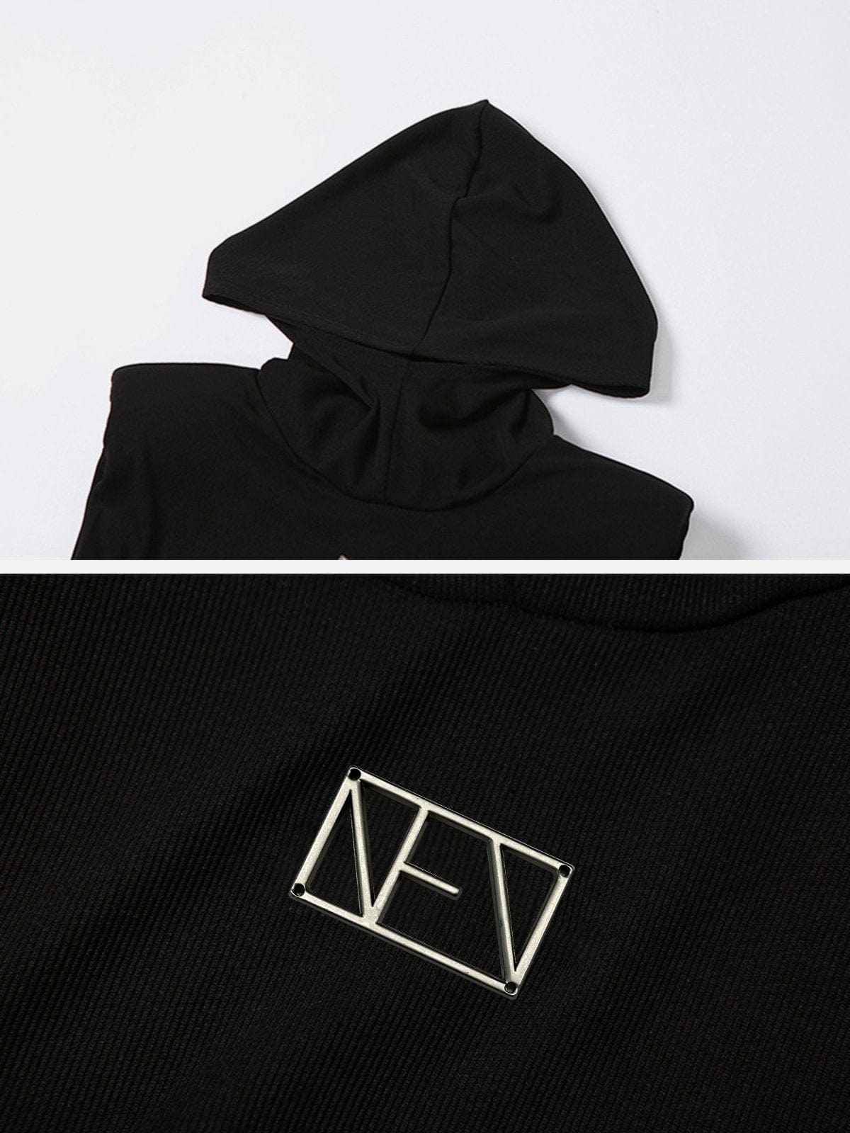 NEV Sexy Hooded Bodysuit