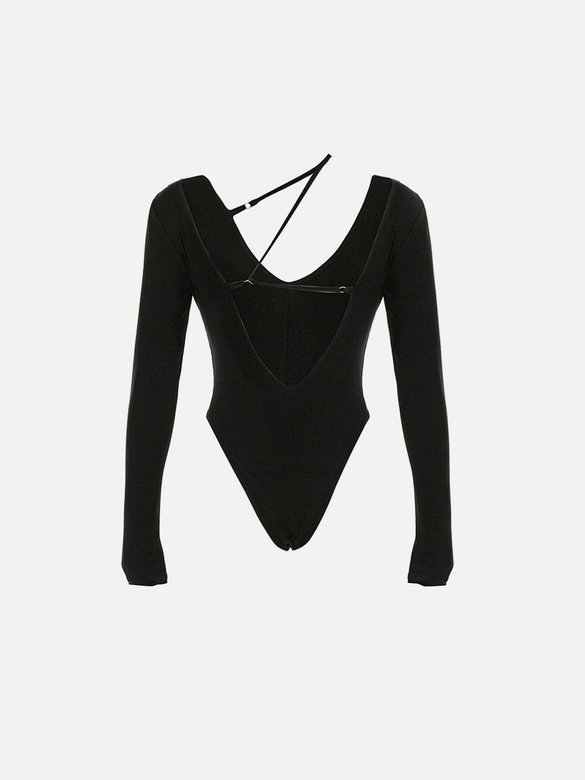 NEV Irregular Design V-Neck Bodysuit