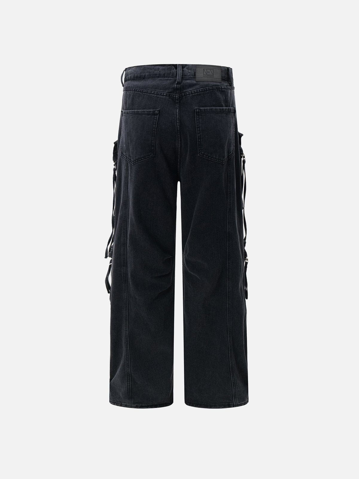 NEV 3D Pocket Washed Cargo Jeans