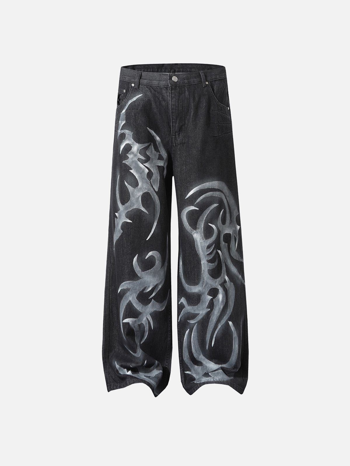 NEV Thorny Graphic Washed Jeans