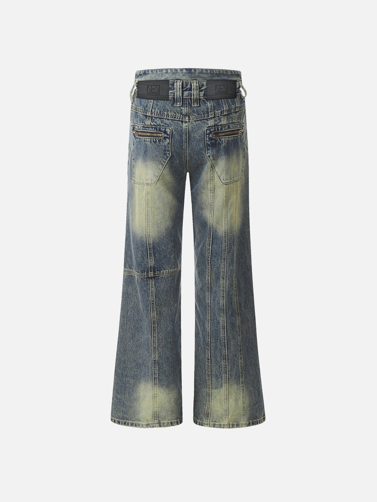 NEV Deconstructive Washed Jeans