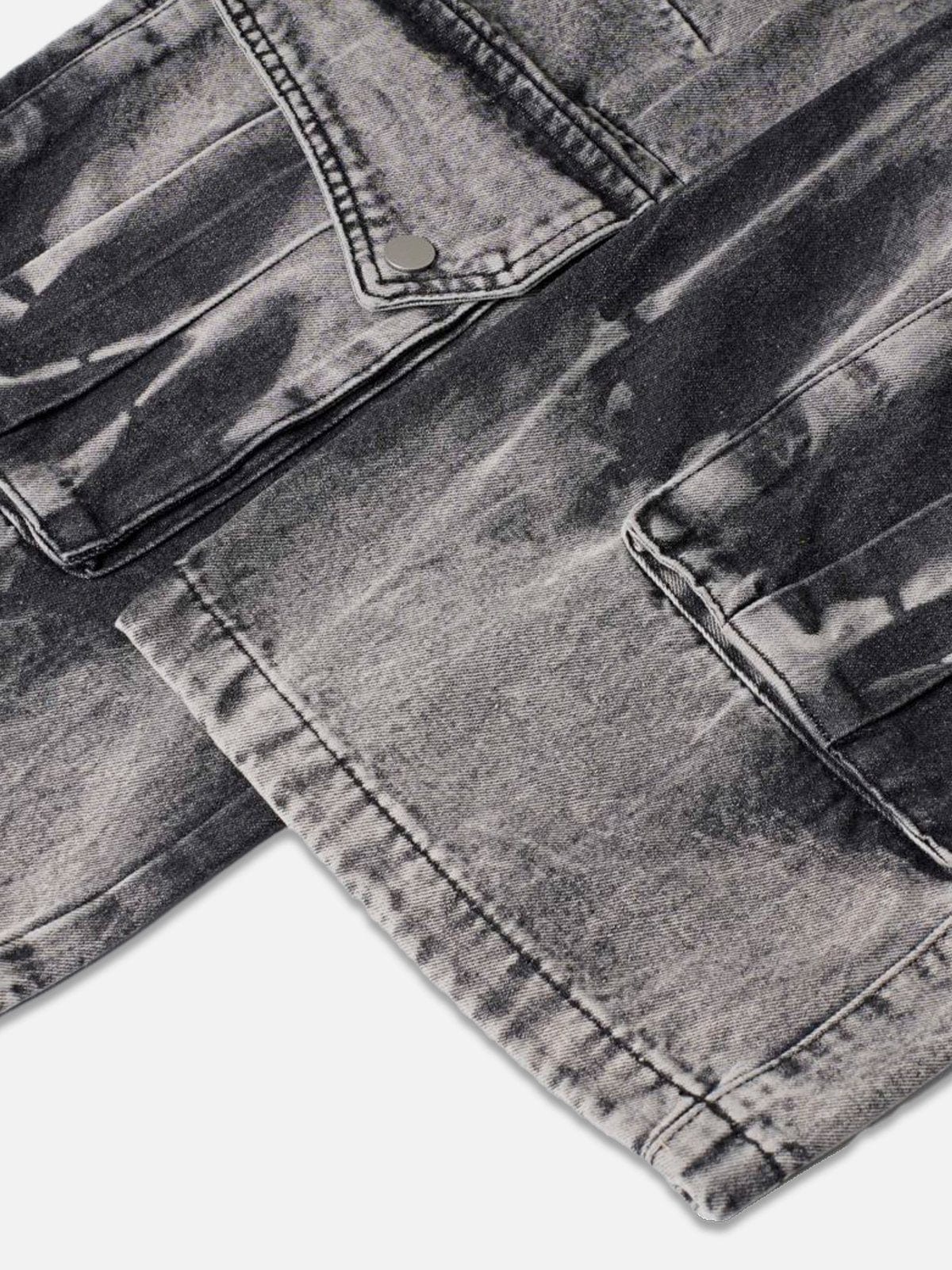 NEV Washed Multi Pocket Jeans