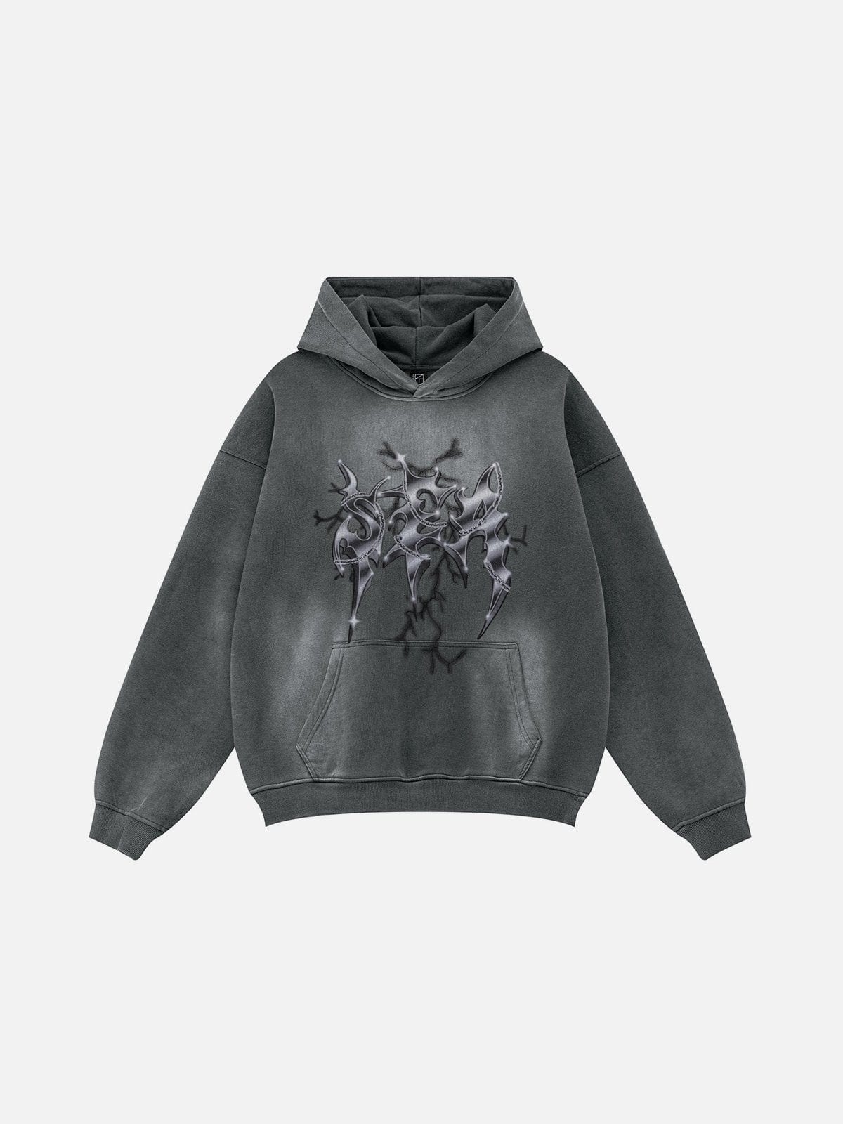 NEV 3D Print Washed Hoodie