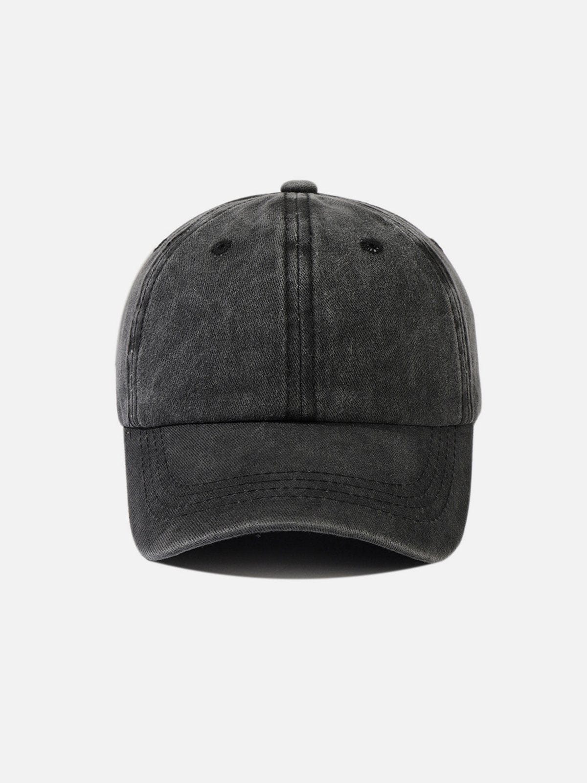 NEV Washed Solid Color Baseball Hat