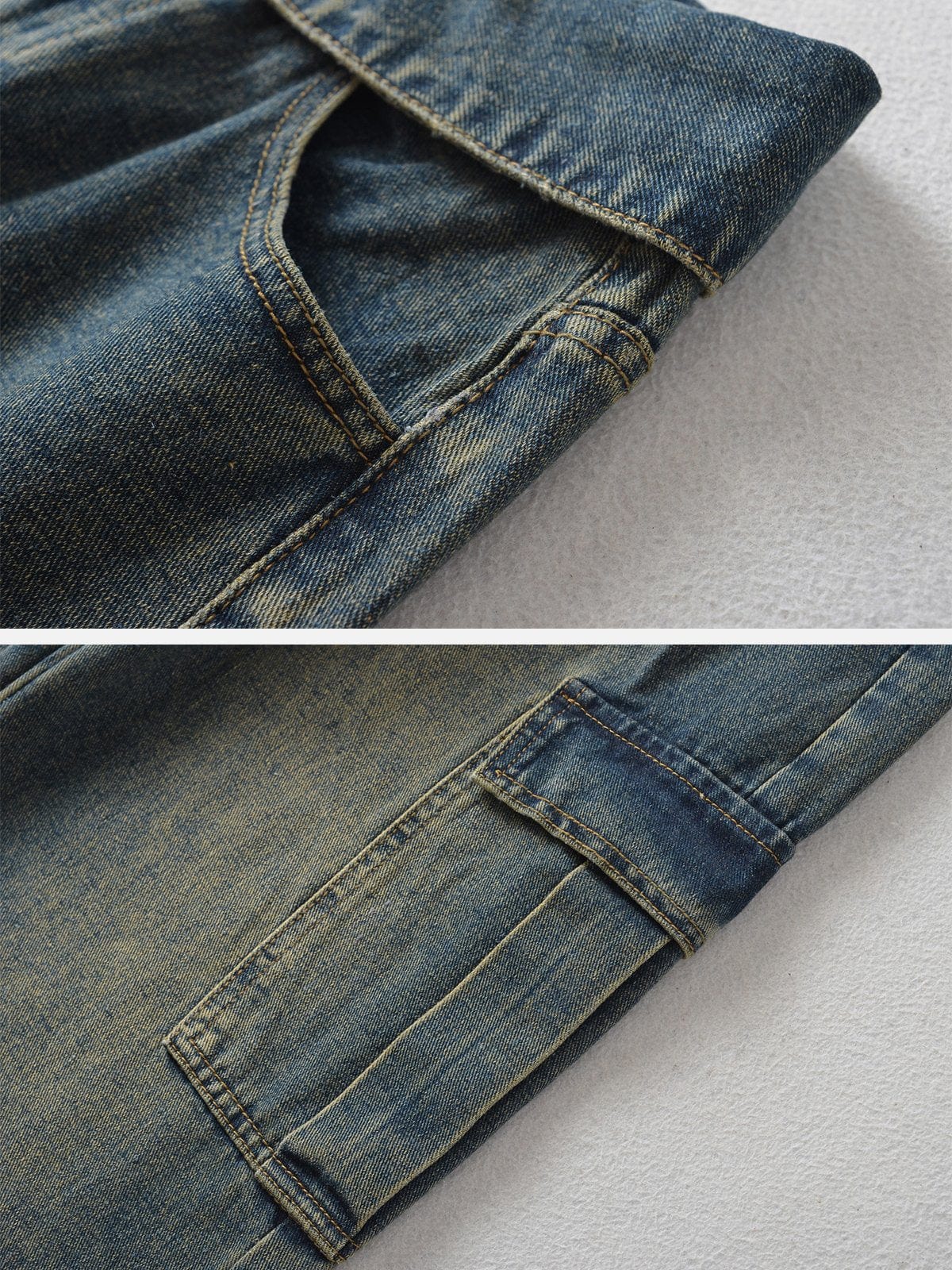NEV Fold-over Cargo Jeans