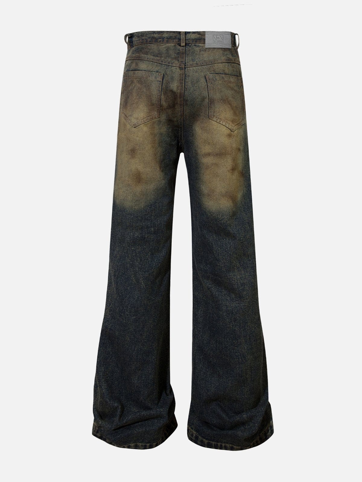 NEV Wasteland Style Mud-Dyed Bootcut Jeans