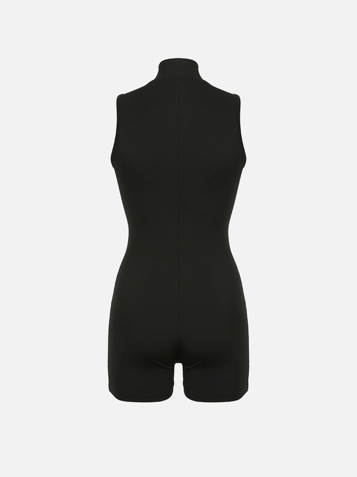 NEV Concealed Zipper Sleeveless Bodysuit