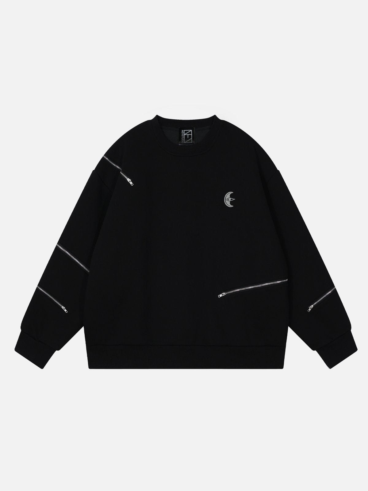 [Eye Of Moon] NEV Multi Zip Up Sweashirt