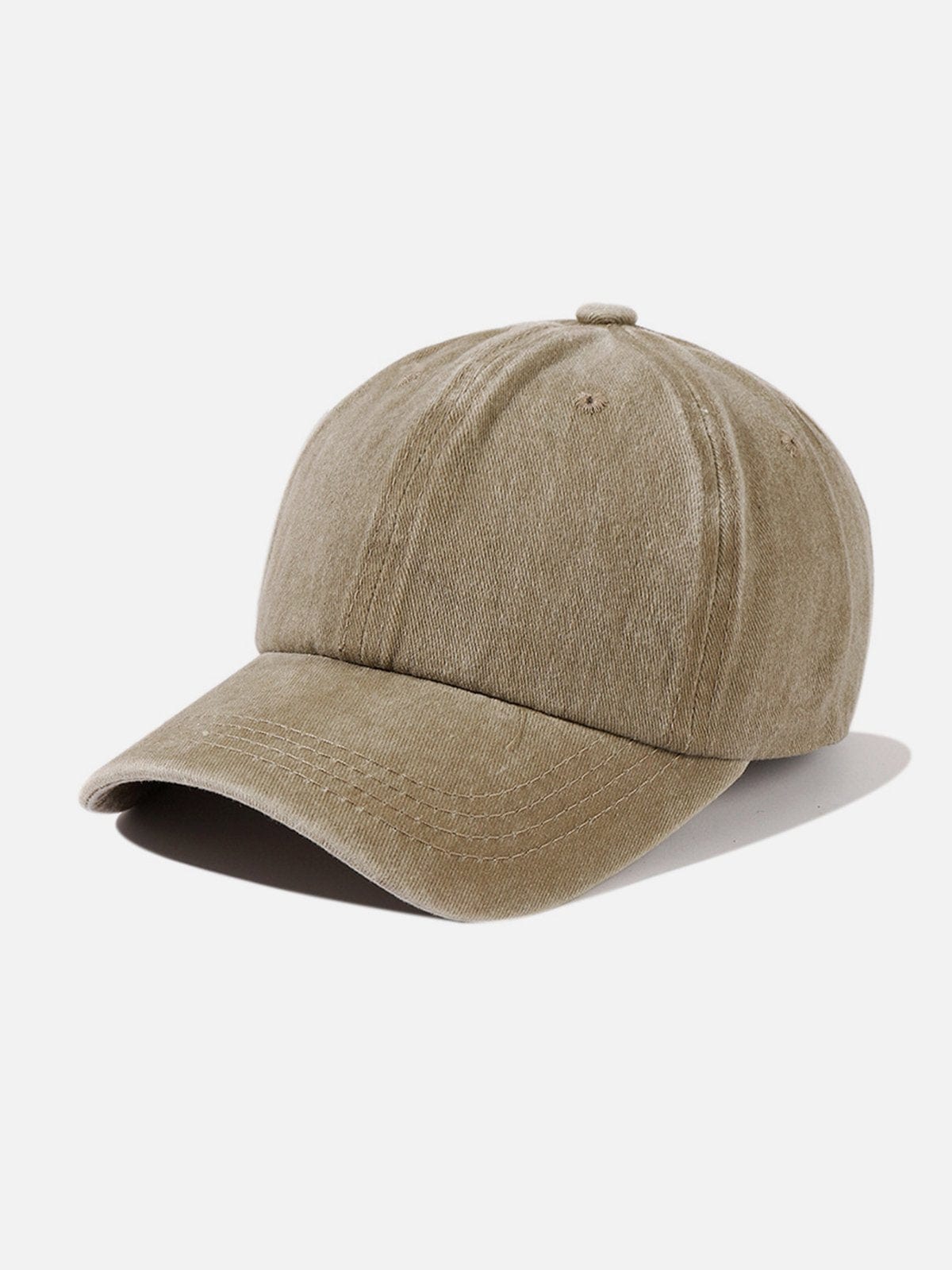 NEV Washed Solid Color Baseball Hat