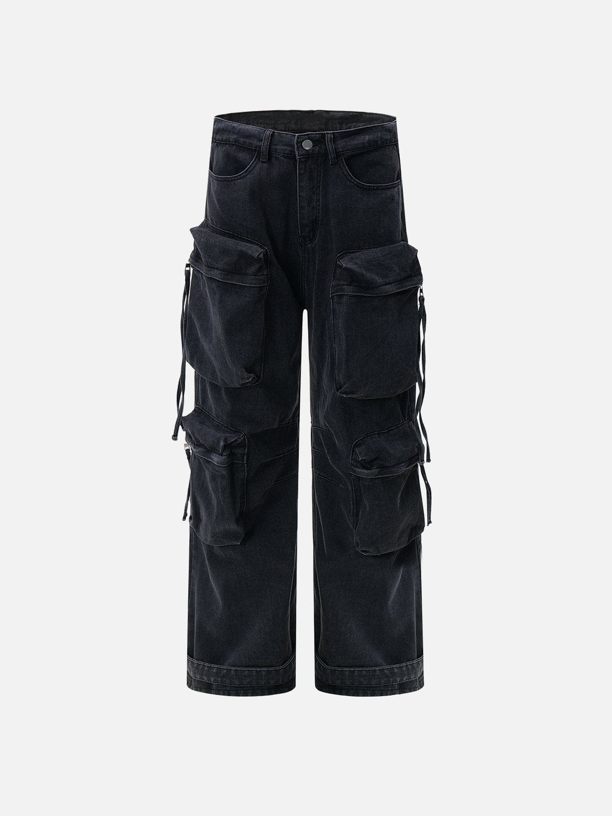 NEV 3D Pocket Washed Cargo Jeans