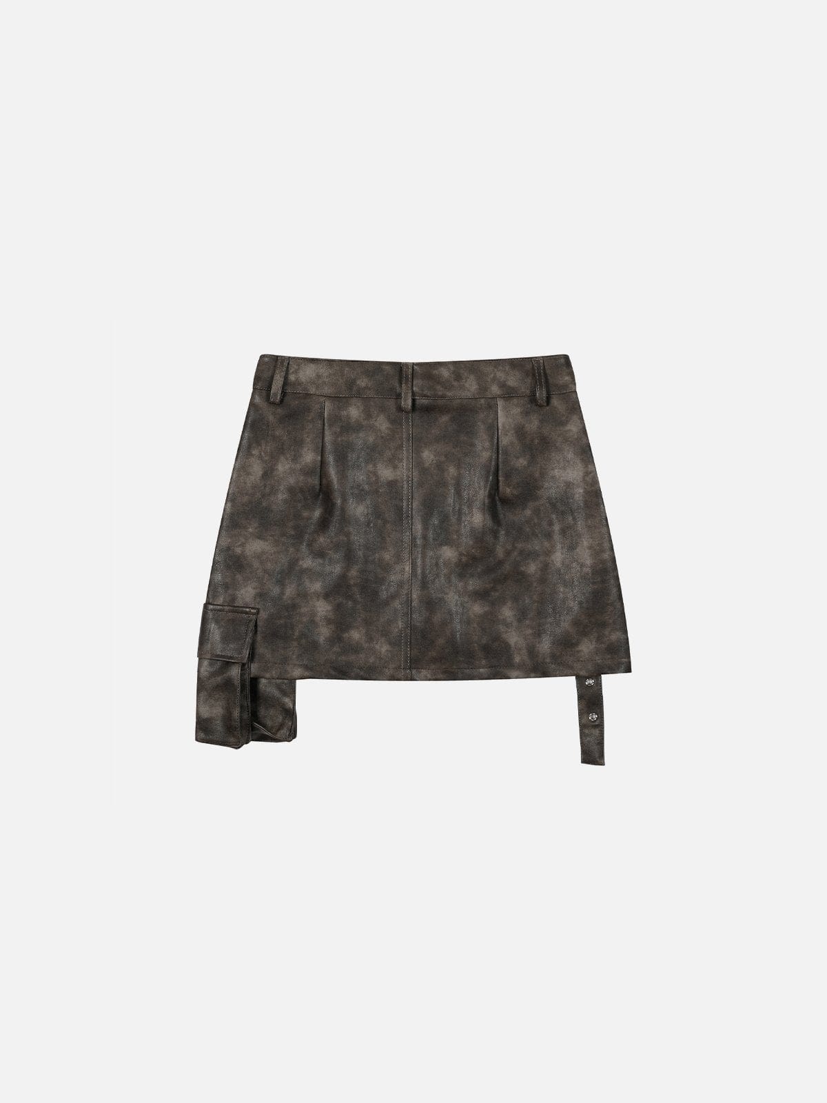 NEV Washed Faux Leather Skirt