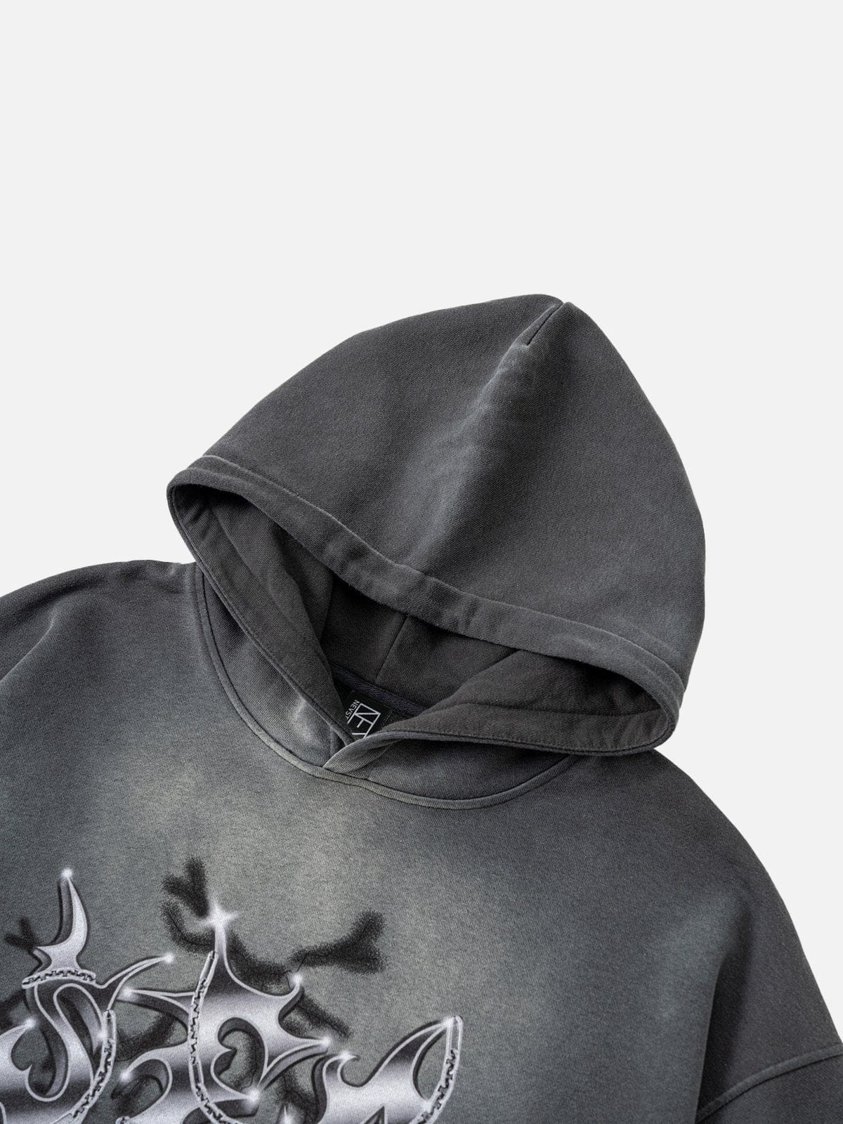 NEV 3D Print Washed Hoodie