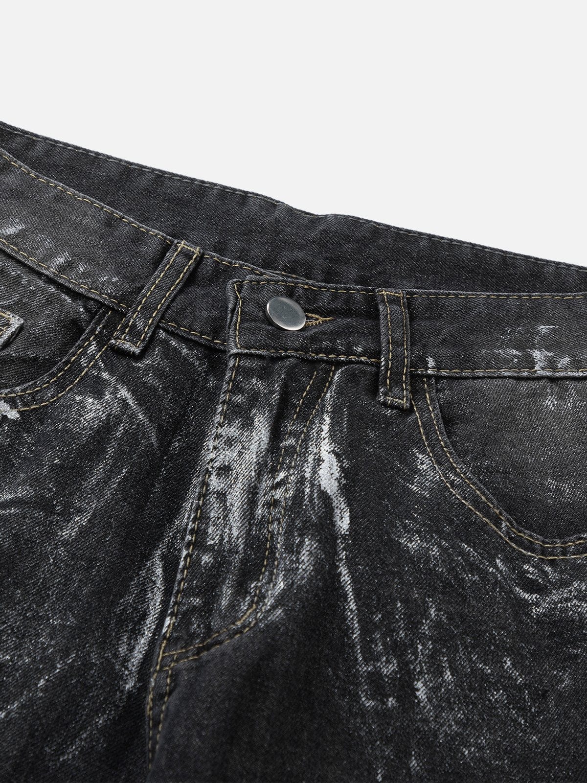 NEV Dirt Color Washed Jeans