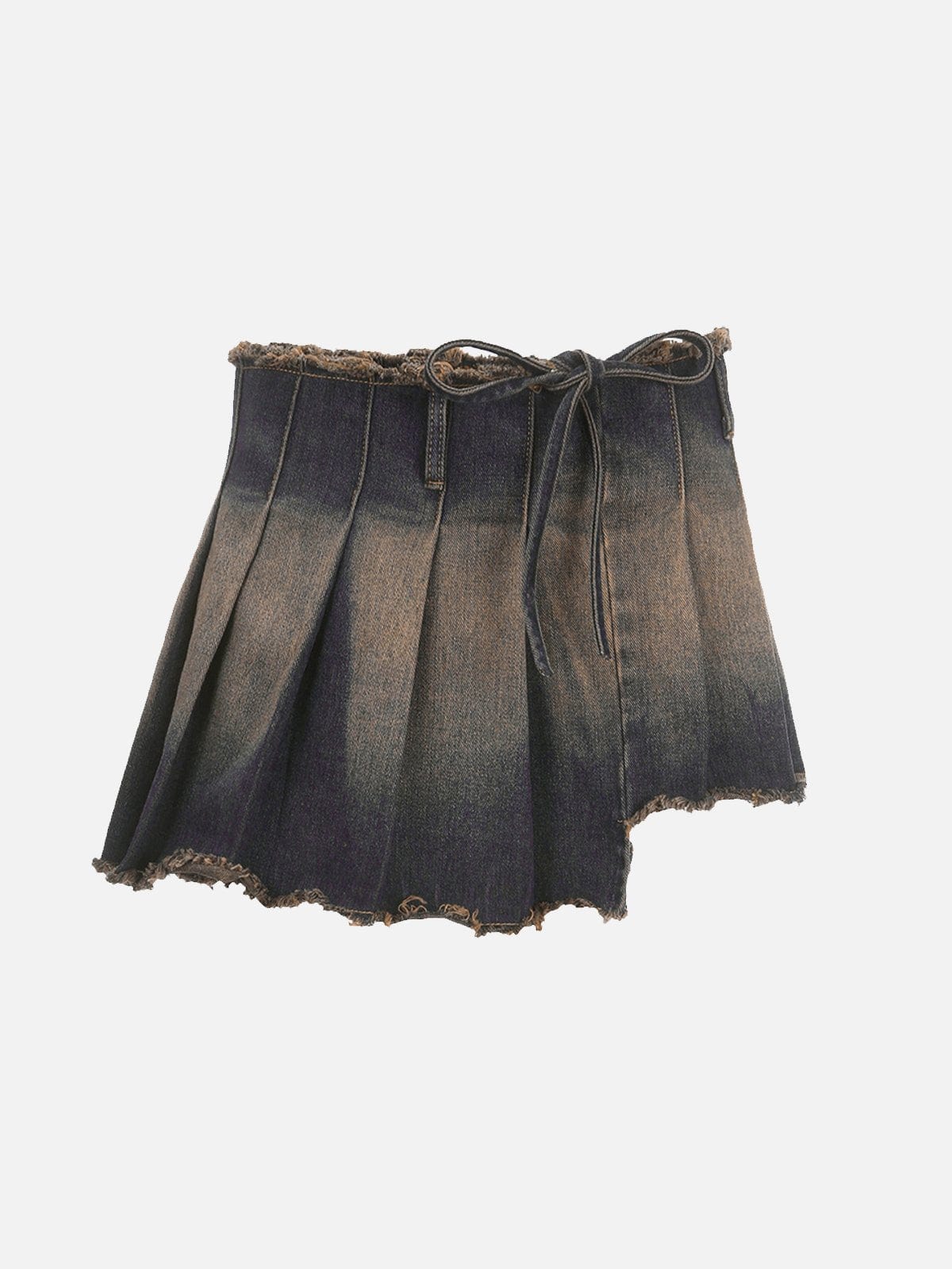 NEV Washed Tie-Dye Irregular Skirt