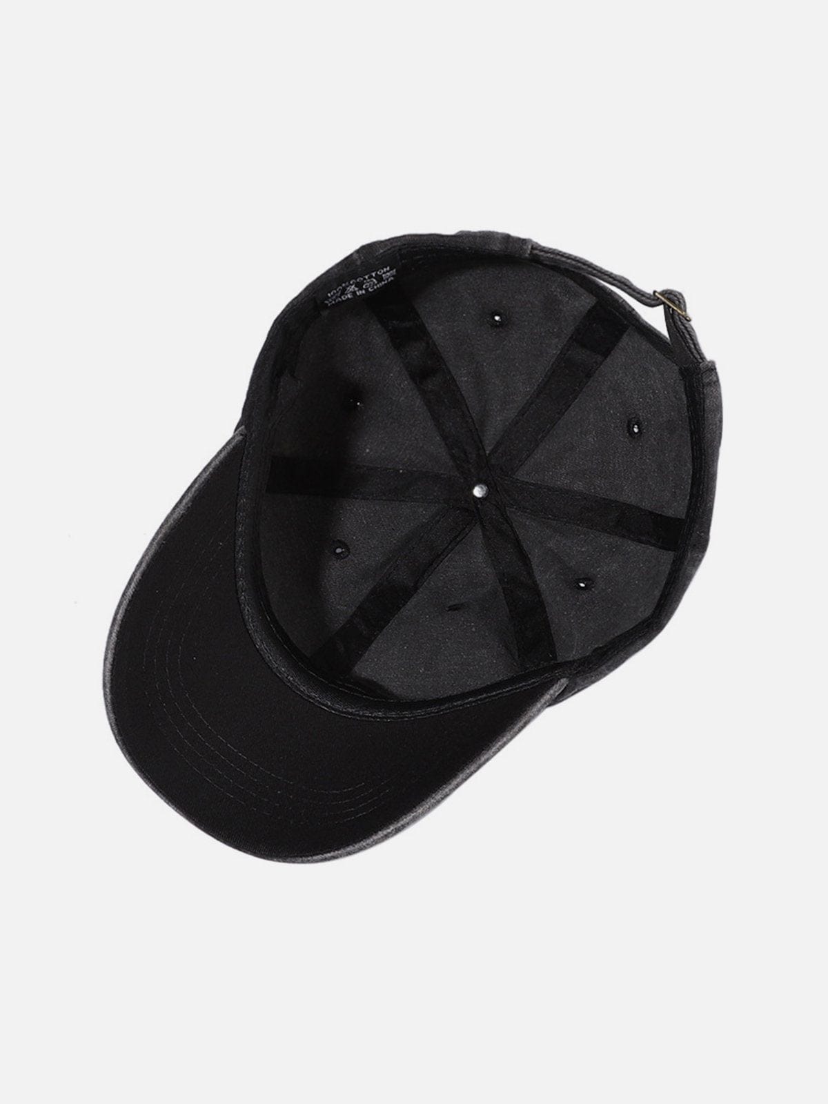 NEV Washed Solid Color Baseball Hat