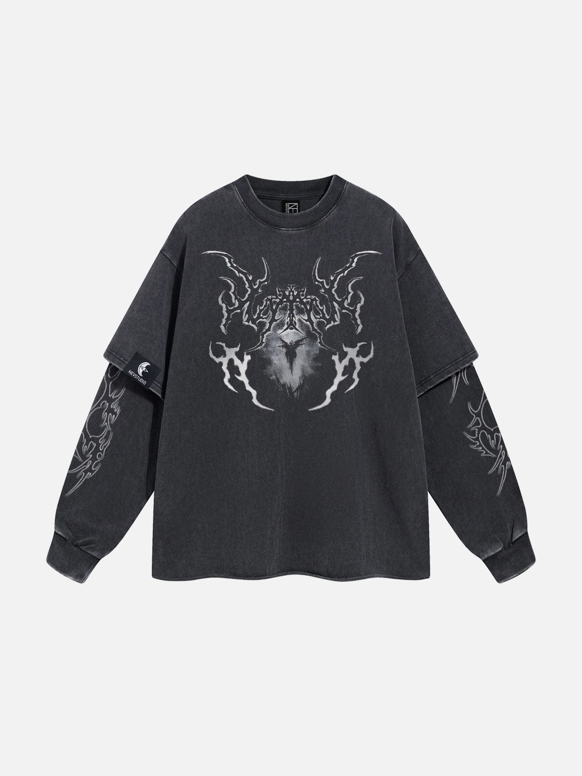 NEV Thorny Print Washed Sweatshirt