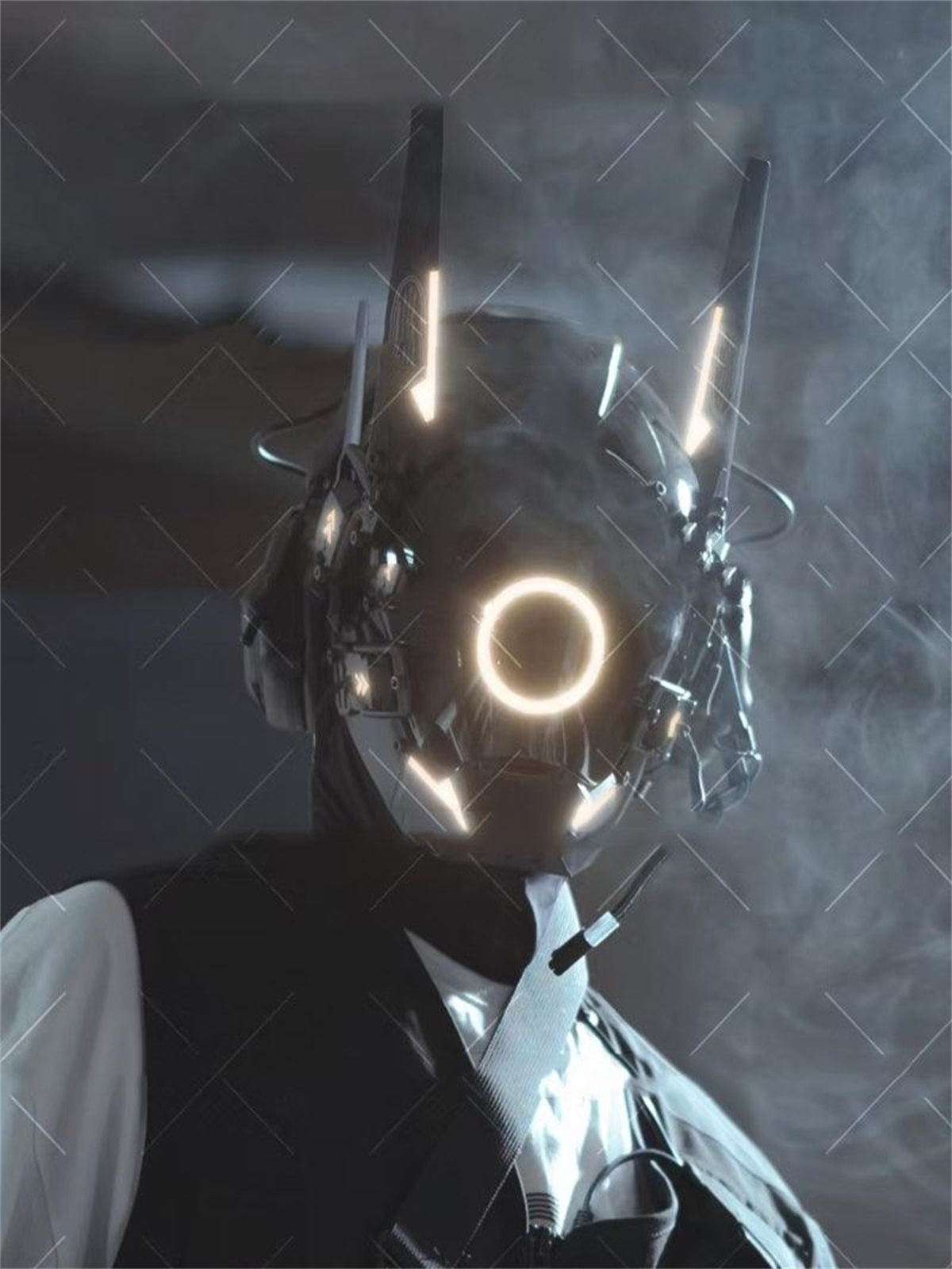[Advanced Series] Cyberpunk Glowing Circle Mask