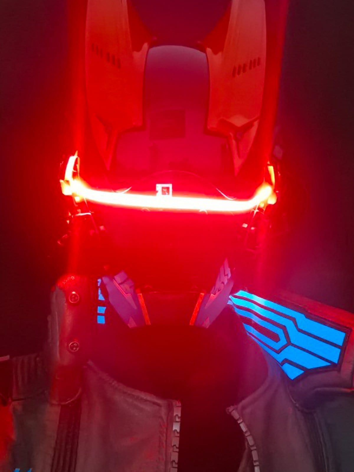 NEV Cyberpunk Glowing Line Mask