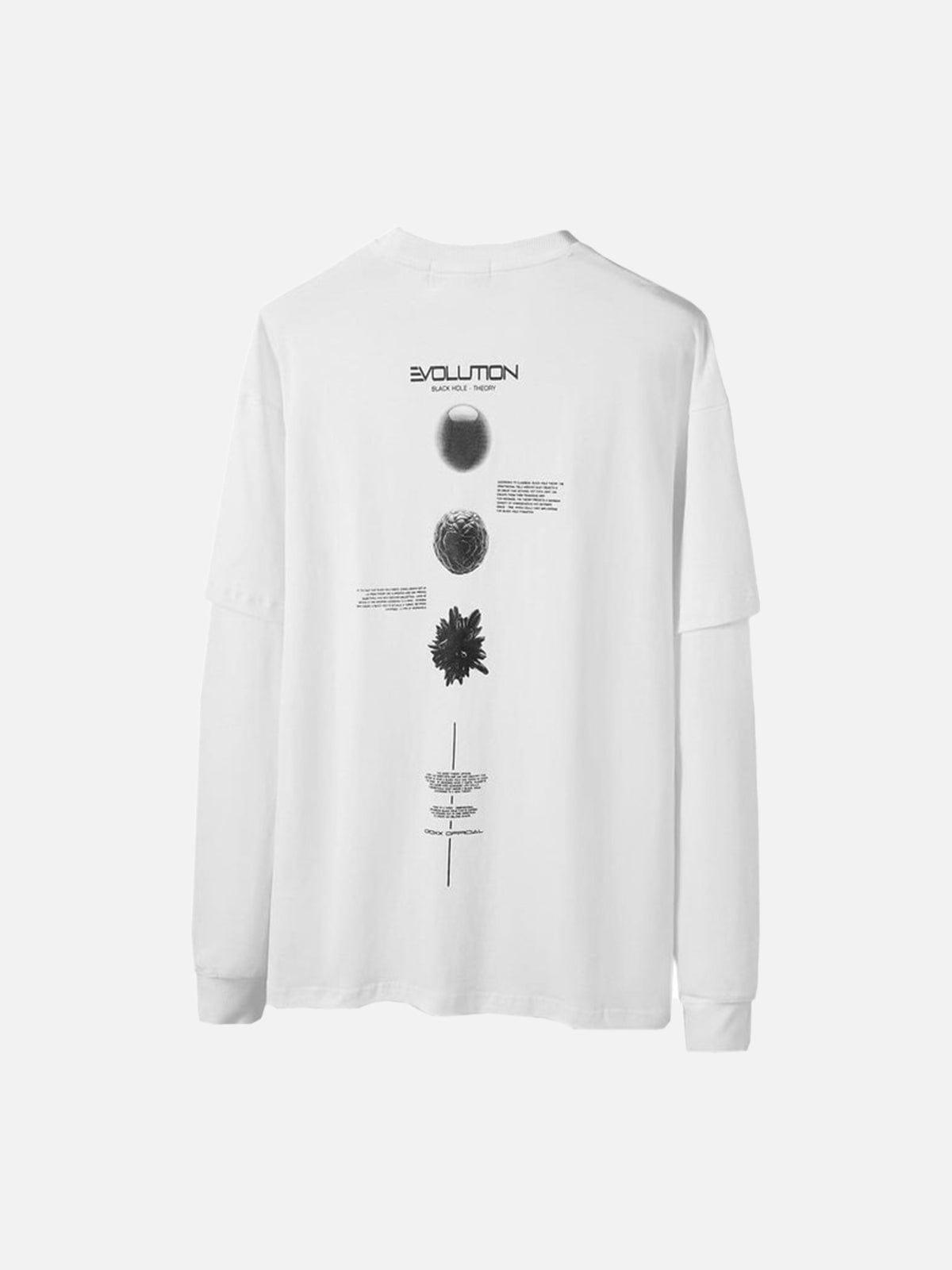 NEV Fake Two Cell Evolution Print Sweatshirt